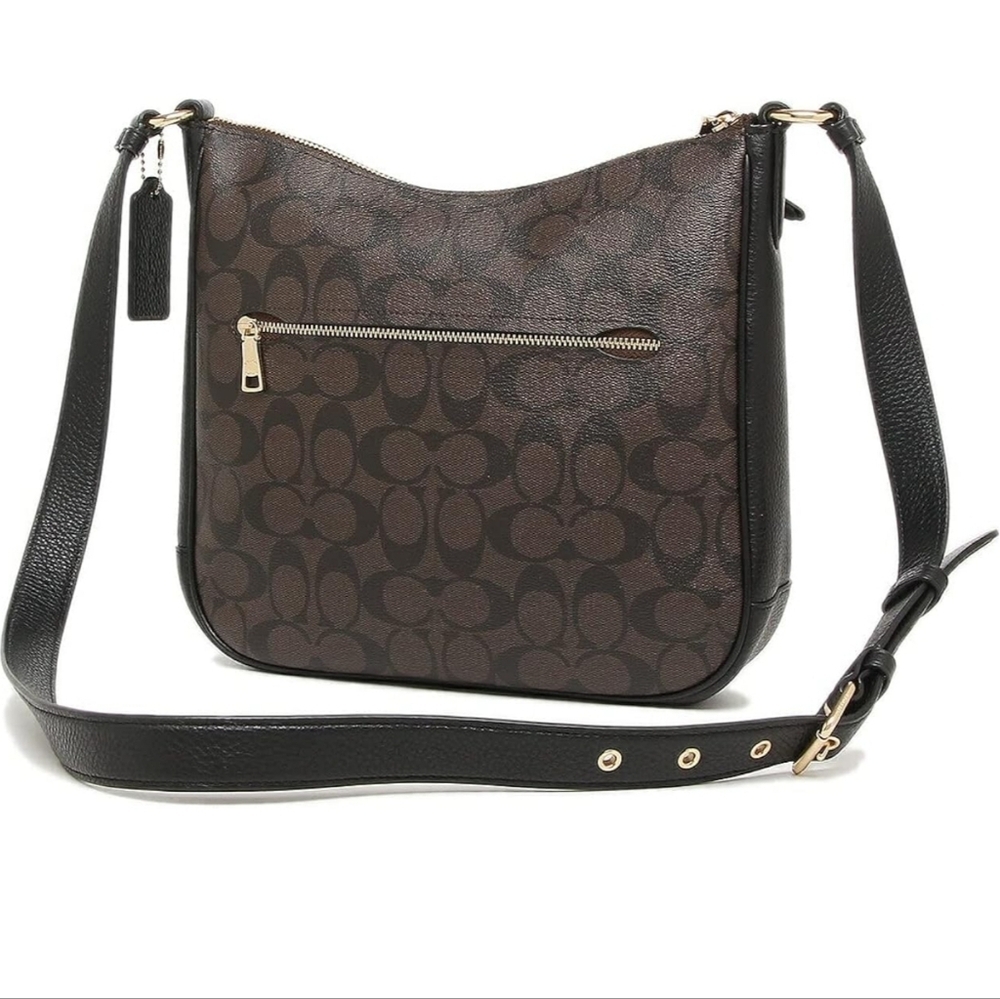 Coach Ellie File Bag in Signature Canvas - Picture 2 of 12